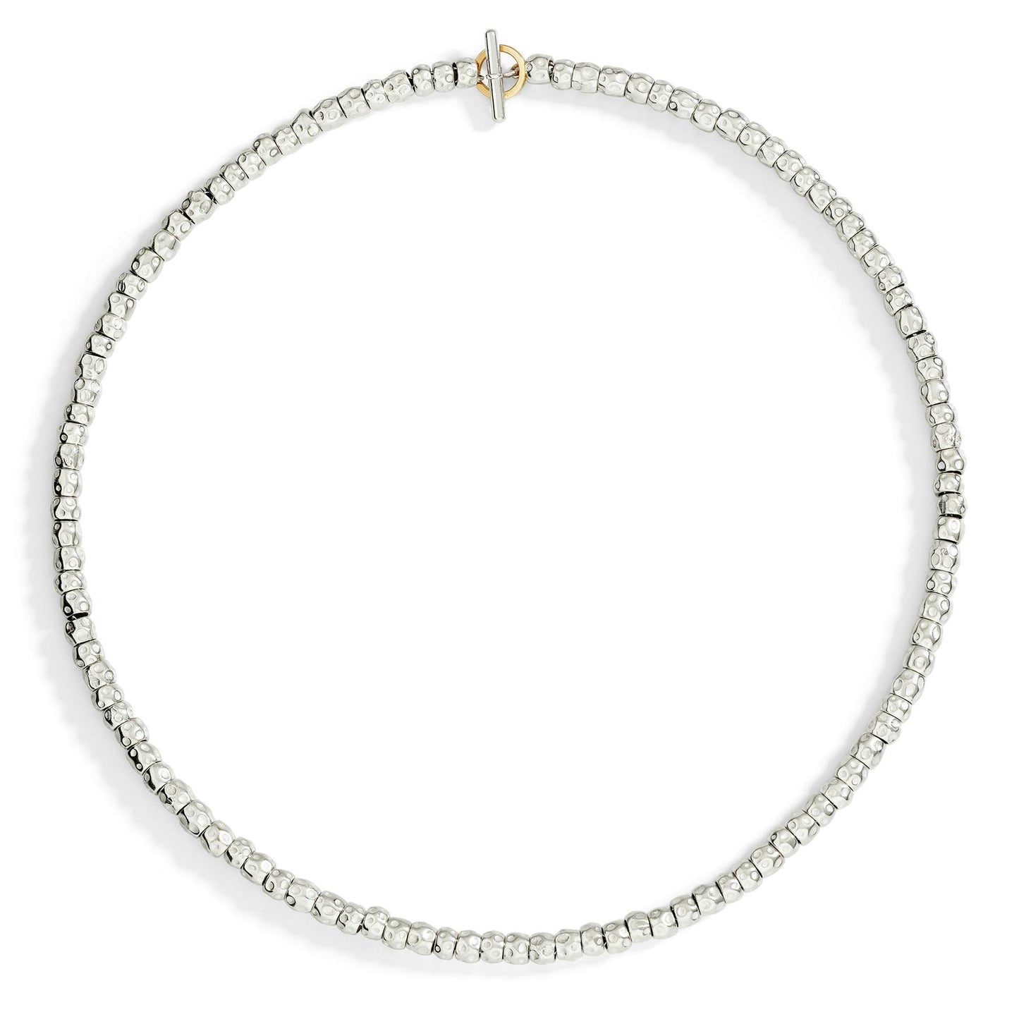 Granelli Necklace Silver 18 kt Yellow Gold Dodo DCB4001_GRANE_000OA