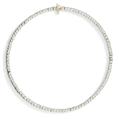 Granelli Necklace Silver 18 kt Yellow Gold Dodo DCB4001_GRANE_000OA