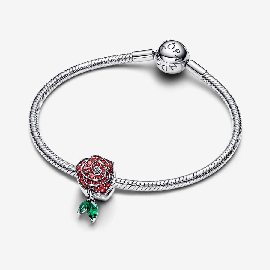 Charm Rosa Scintillante Rossa Pandora 793201C02