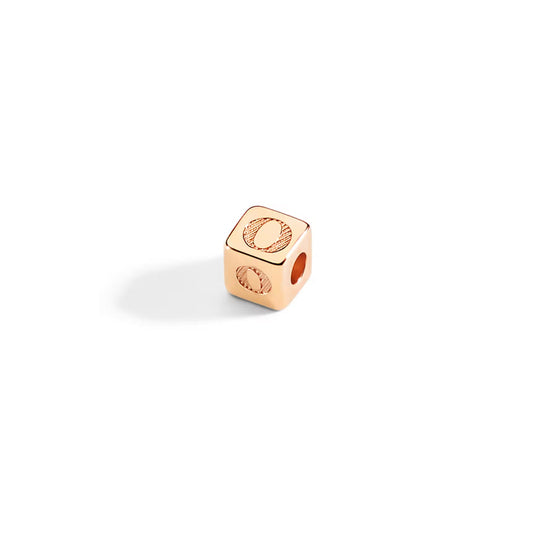 Componente Cubetto O Argento Dorato Dodo DUC3014-LETOC-00RAG