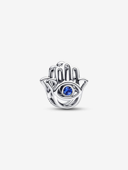 Charm Openwork Mano di Fatima Pietra Blu
Argento Sterling 925 Pandora 794062C01