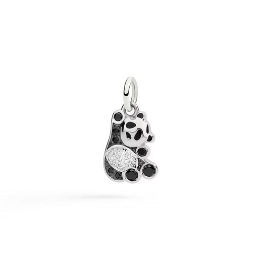 Ciondolo Panda in Argento e Diamanti Dodo DMC6034-PANDA-DBXAG