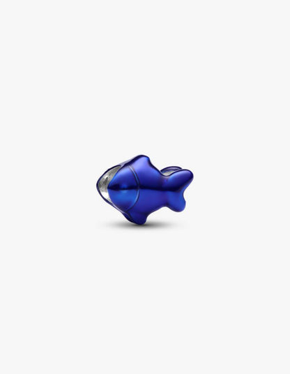Mini Charm Pesce effetto metallico blu Pandora 794899C01