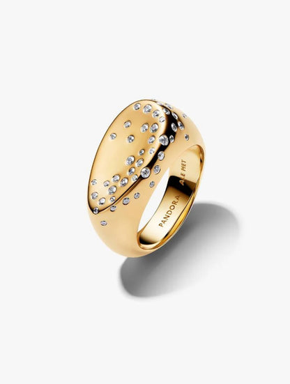Anello Sigillo Grande con Pietre Luminose Pandora 164671C01