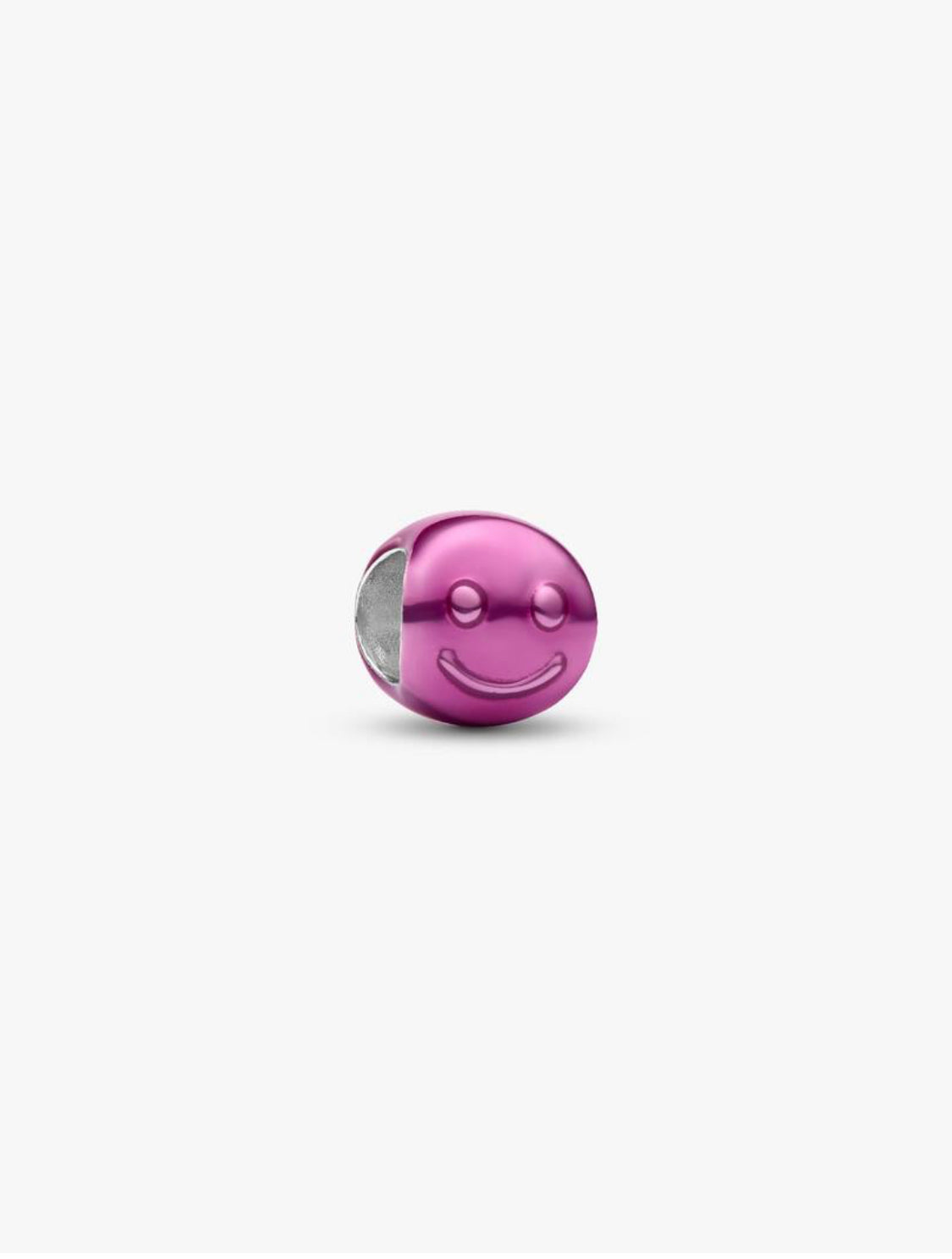Mini Charm Smile effetto metallico rosa Pandora 794815C01