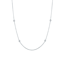 Girocollo con Diamanti e Oro Bianco Mirco Visconti Z530