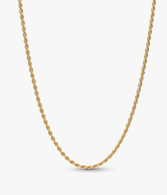 Collana Catenina Corda Intrecciata Color Oro Pandora 364687C00-70