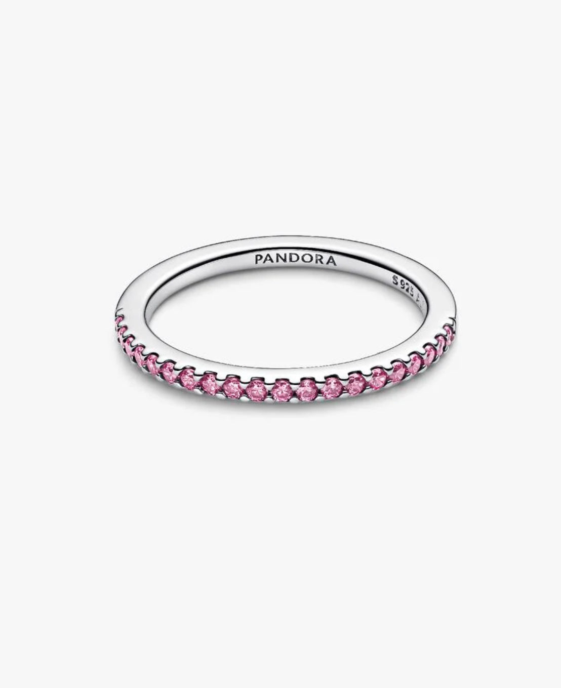 Anello Pavè Fascia Sottile Rosa
Argento Sterling 925 Pandora 192999C02