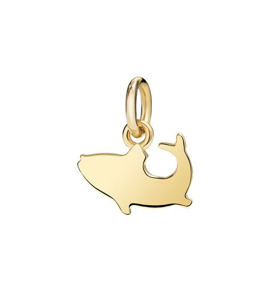 Fish Pendant 2 Gr 18 Kt Yellow Gold Dodo D15prgog