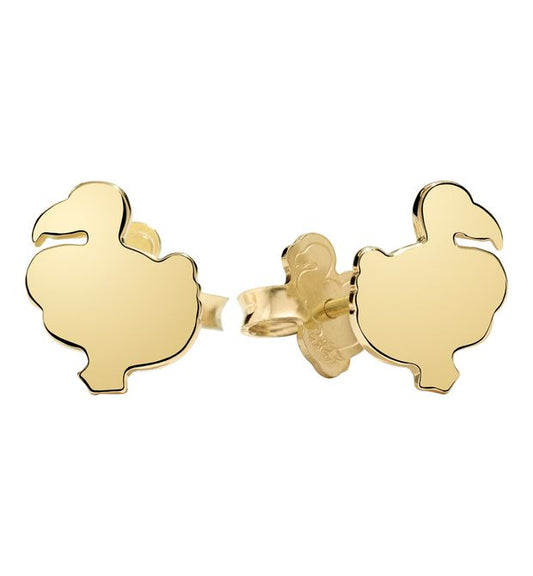 18 Kt Yellow Gold Dodo Dodopog Earrings