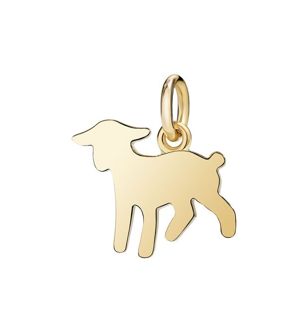 Ciondolo Agnello 2 Gr Oro Giallo 18 Kt Dodo D16aggog