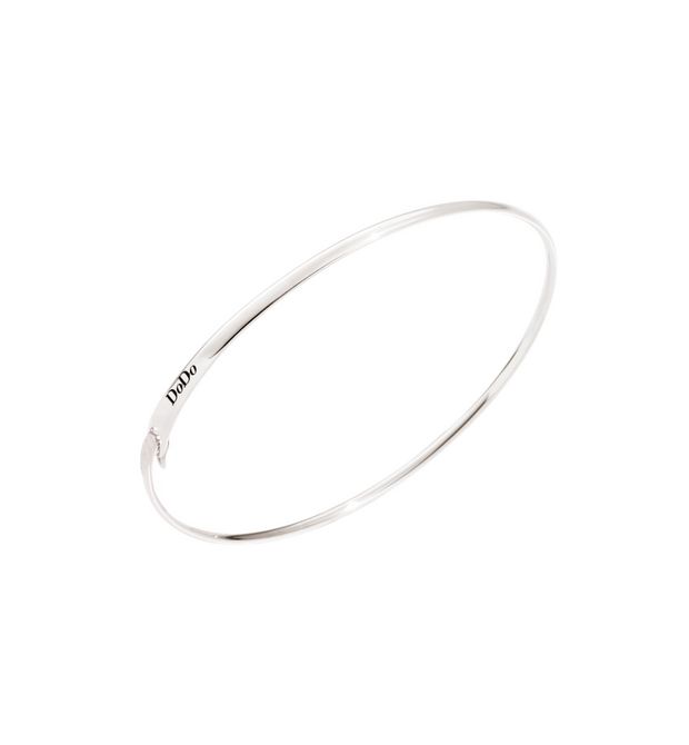 Dodo Dbr/9b 9 Kt White Gold Bangle Bracelet