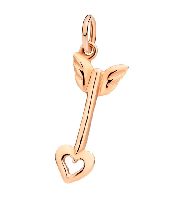 9 Kt Rose Gold Arrow Pendant Dodo Dmfr/9/k