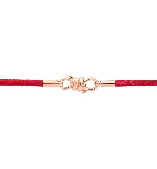 9 Kt Rose Gold Knot Bracelet Dodo Tassel DBB9008_KNOT0_LEB9R