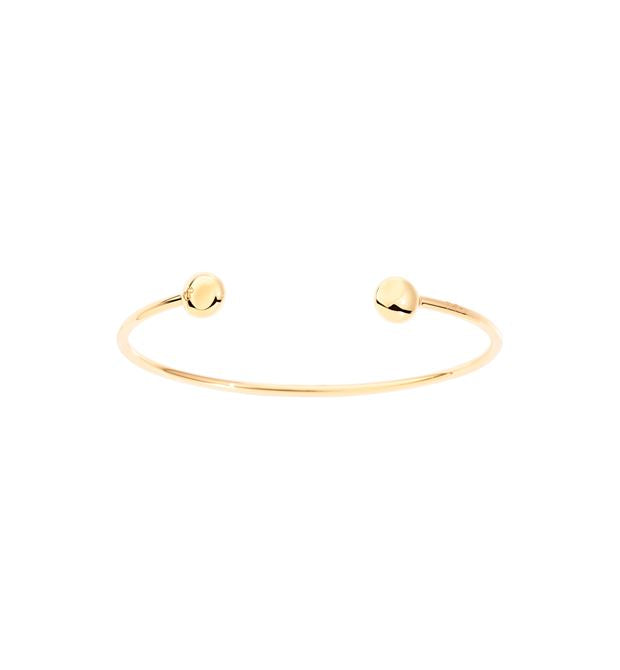 Dodo 18 Kt Yellow Gold Nugget Cuff Bracelet DBC0004_PEPIT_000OG