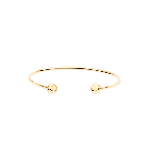 Dodo 18 Kt Yellow Gold Nugget Cuff Bracelet DBC0004_PEPIT_000OG