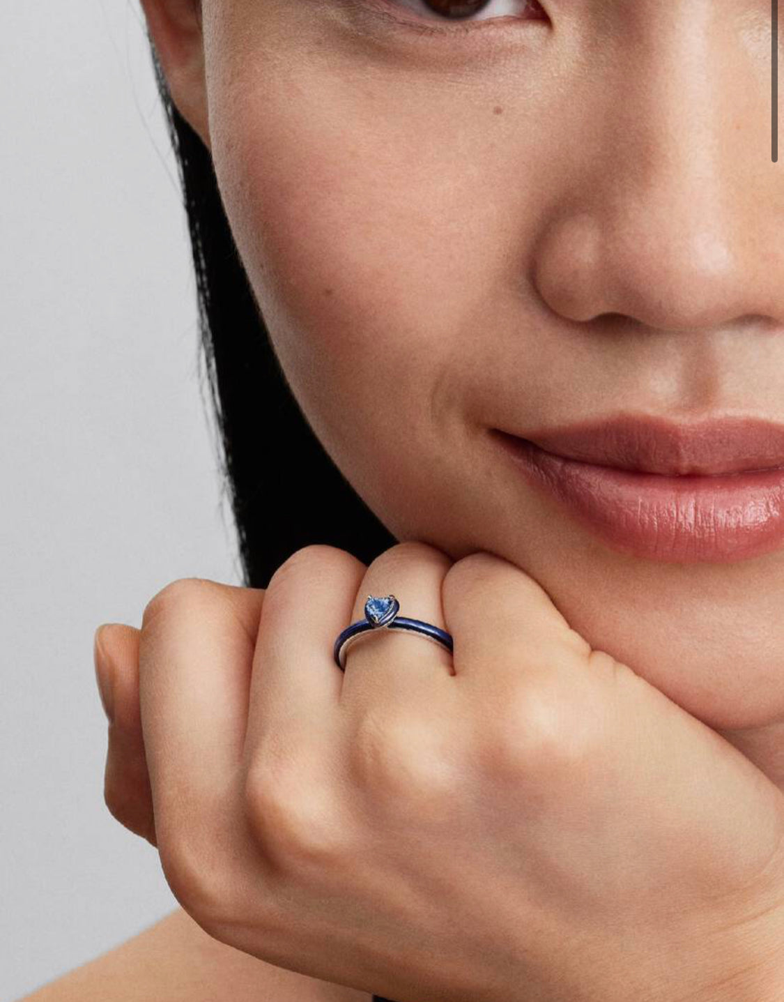 Anello Blu Chakra Heart PandoraME Argento Sterling 925 193088C03