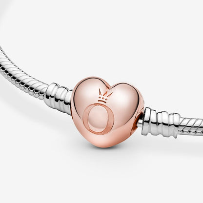 Pandora Moments Bracelet With Snake Link and Heart Clasp Pandora 580719