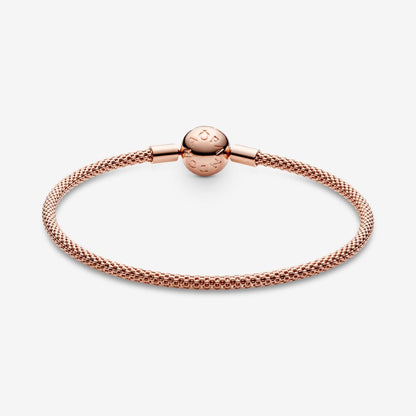 Bracelet With Mesh Rose Mesh Pandora Moments 586543