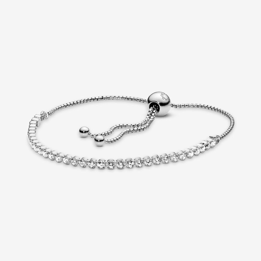 Sparkling Tennis Bracelet With Adjustable Clasp Pandora 599375c01