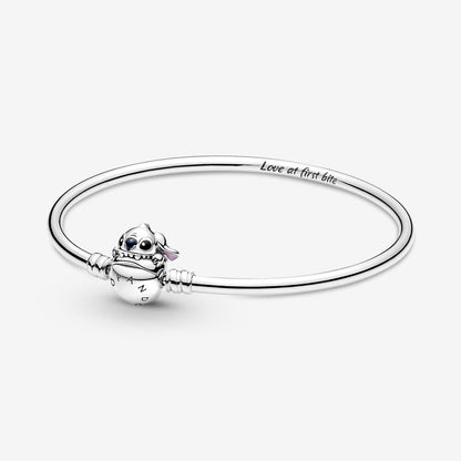 Lilo &amp; Stitch Closure Bracelet Hand Finished Pandora Disney 591683C01