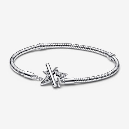 Bracciale Pandora con Chiusura a T e Stella 592357C01