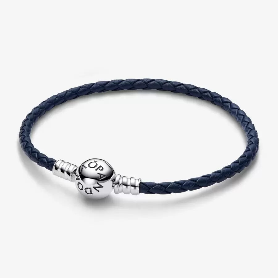 Pandora Blue Leather Bracelet 592790C01