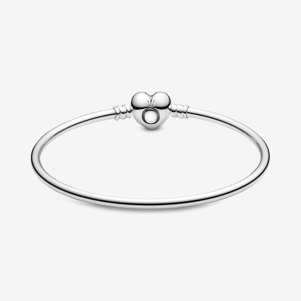 Pandora Moments Rigid Bracelet With Heart Clasp Pandora 596268