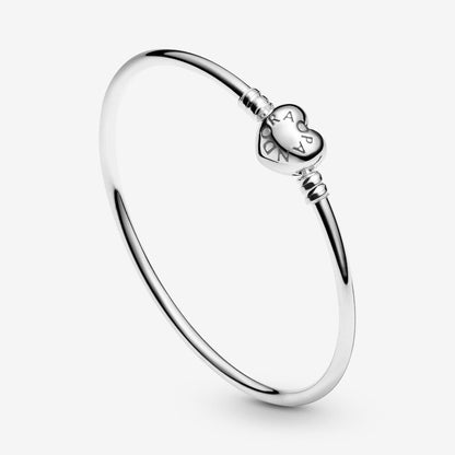 Pandora Moments Rigid Bracelet With Heart Clasp Pandora 596268