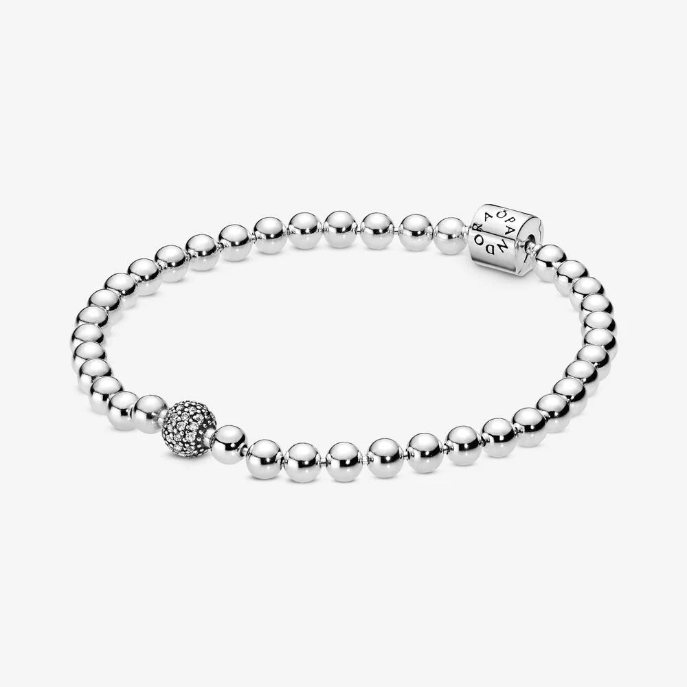 Bracciale Sfere Luminose e Pavè Purely Pandora 598342CZ