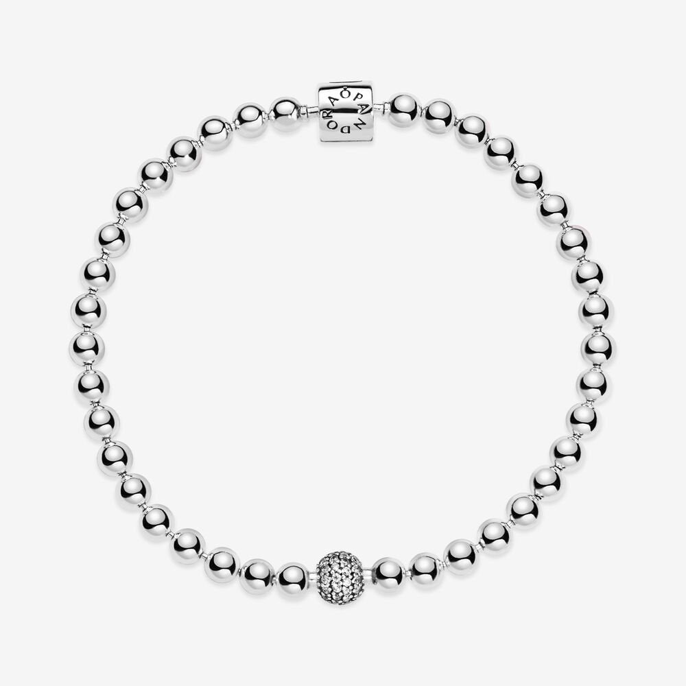 Bracciale Sfere Luminose e Pavè Purely Pandora 598342CZ