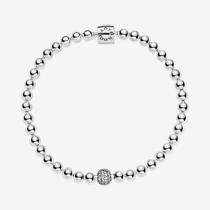 Bracciale Sfere Luminose e Pavè Purely Pandora 598342CZ