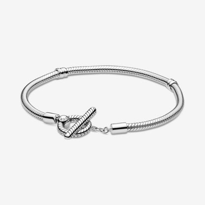 Bracciale Con Maglia Snake e Barretta A T Pandora 599082c00