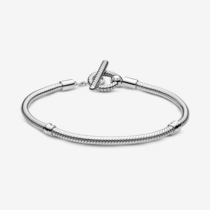 Bracciale Con Maglia Snake e Barretta A T Pandora 599082c00