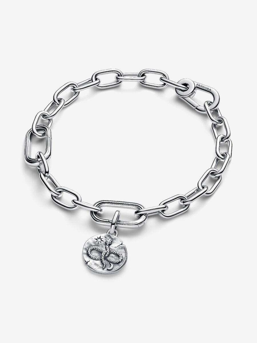 Charm Medallion Serpente "Memento Vivere" Argento Sterling 925 Pandora 793976C01
