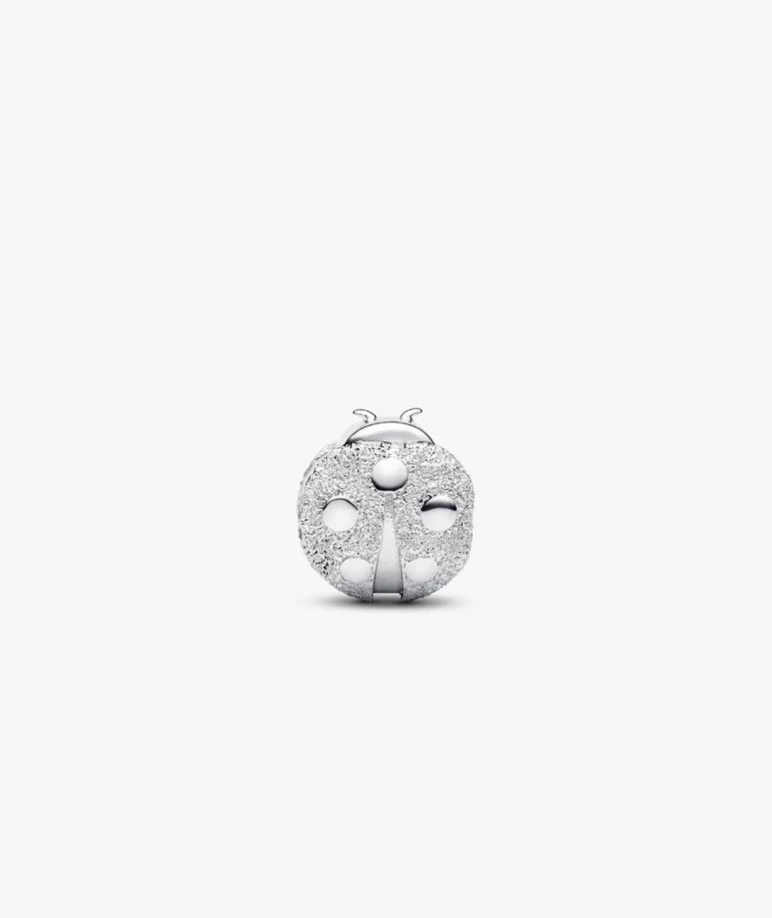 Mini Charm Coccinella effetto diamantato Argento Sterling 925 Pandora 794527C00