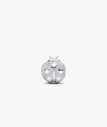 Mini Charm Coccinella effetto diamantato Argento Sterling 925 Pandora 794527C00