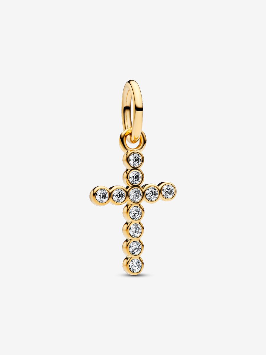 Charm Pendente Croce Luminosa
Placcatura in Oro 14k