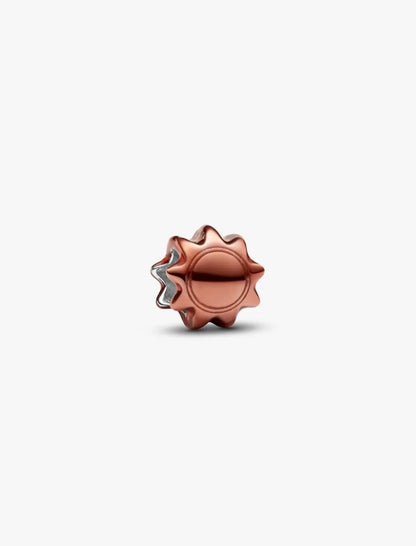 Mini Charm Sole effetto metallico arancione Pandora 794818C01