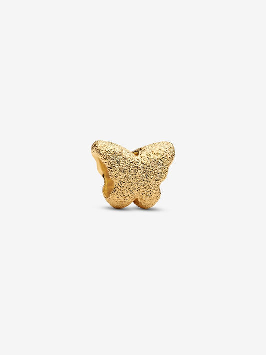 Mini Charm Farfalla effetto diamantato
Placcatura in Oro 14k Pandora 764046C00