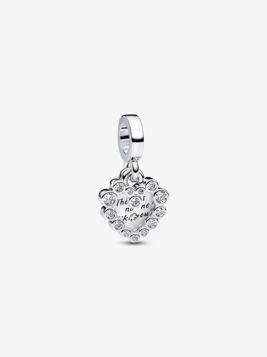 Charm Pendente Doppio Cuore Nessuna come Te Pandora 793765C01