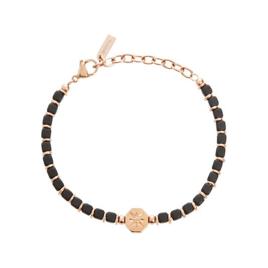 Bracciale Mast Acciaio Ip Rose ed Ematite Breil TJ3264