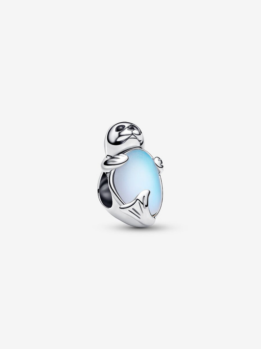 Charm Cucciolo di Foca "Hold Me Close" Argento Sterling 925 Pandora 794146C01