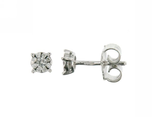 Orecchini con Diamante in Oro Bianco Mirco Visconti AB647/5