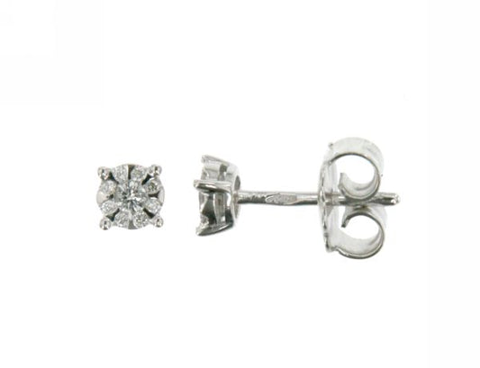 Orecchini con Diamante in Oro Bianco Mirco Visconti AB647/5