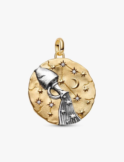 Charm Medallion XL Acquario "Omnia Mutantur" Pandora 765004C01