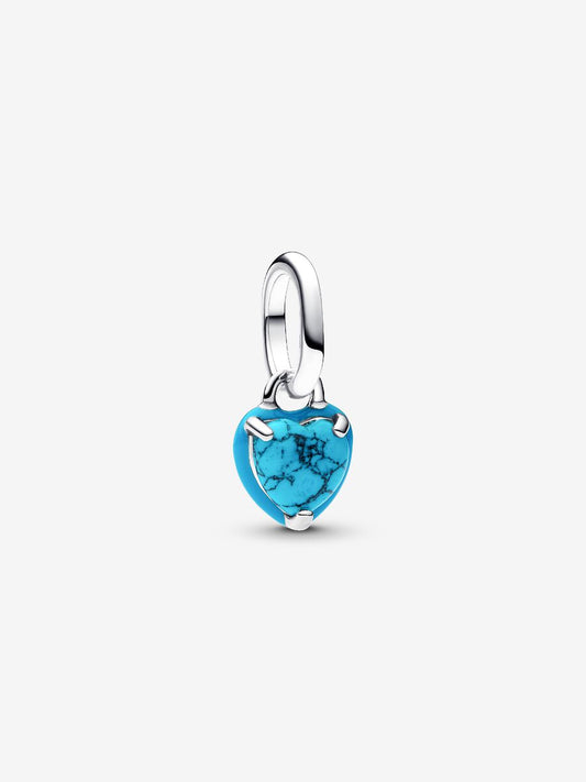 Charm Mini Pendente Turqoise Chakra Heart Pandora ME Argento Sterling 925 793827C01