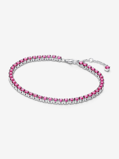 Bracciale Tennis Cristalli Rosa Scuro
Argento Sterling 925 Pandora 591469C04