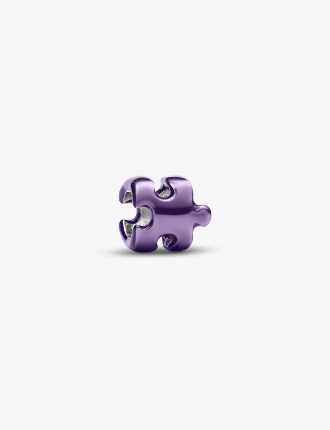 Mini Charm Puzzle effetto metallico viola Pandora 794816C02
