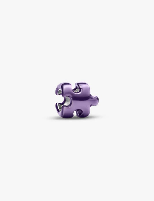 Mini Charm Puzzle effetto metallico viola Pandora 794816C02